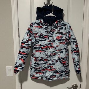Burton Boys UpRoar Ballad Blue Insulated Jacket